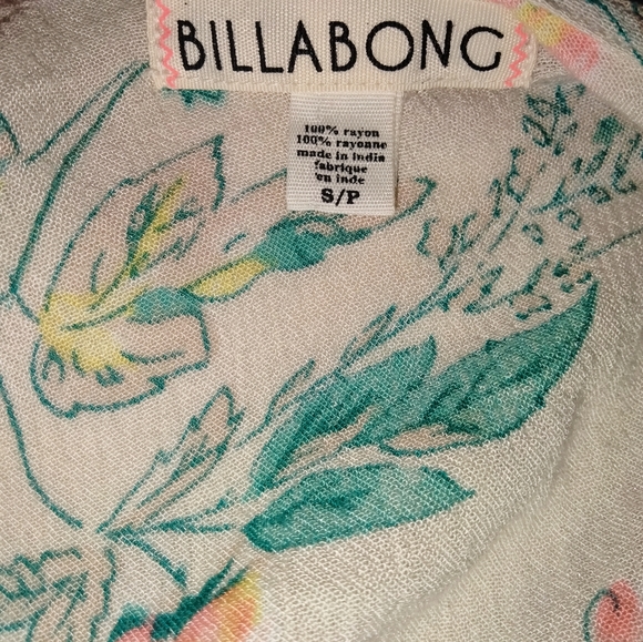 NWOT Billabong Long Sleeve Top AND Teal Tank Top - Picture 4 of 16